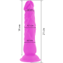 Vibrador flexible con mando a distancia 21 cm LILA por sólo 35,96 €
