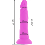 Vibrador flexible con mando a distancia 23 cm LILA por sólo 39,16 €