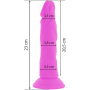 Vibrador flexible con mando a distancia 23 cm LILA