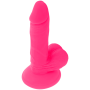 Vibrador flexible con mando a distancia 17 cm ROSA