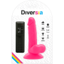 Vibrador flexible con mando a distancia 17 cm ROSA