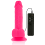 Vibrador flexible con mando a distancia 20.5 cm ROSA