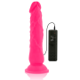 Vibrador flexible con mando a distancia 21 cm ROSA