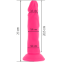 Vibrador flexible con mando a distancia 23 cm ROSA