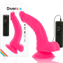 Vibrador flexible con mando a distancia 21.5 cm ROSA