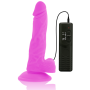 Vibrador flexible con mando a distancia 18 cm LILA