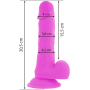 Vibrador flexible con mando a distancia 20.5 cm LILA por sólo 39,96 €