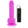 Vibrador flexible con mando a distancia 20.5 cm LILA