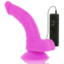 Vibrador flexible con mando a distancia 21.5 cm LILA por sólo 39,16 €