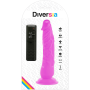 Vibrador flexible con mando a distancia 21 cm LILA