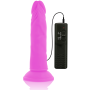 Vibrador flexible con mando a distancia 23 cm LILA