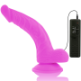 Vibrador flexible con mando a distancia 21.5 cm LILA