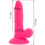 Vibrador flexible con mando a distancia 17 cm ROSA por sólo 35,96 €
