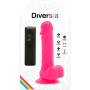 Vibrador flexible con mando a distancia 20.5 cm ROSA