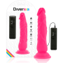 Vibrador flexible con mando a distancia 21 cm ROSA