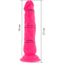 Vibrador flexible con mando a distancia 21 cm ROSA por sólo 35,96 €
