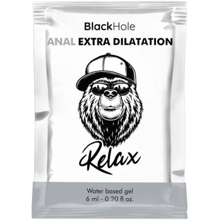 BLACK HOLE GEL BASE AGUA DILATACION ANAL 6 ml MONODOSIS por sólo 0,52 €