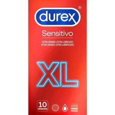 DUREX PRESERVATIVOS SENSITIVO XL 10 UNIDADES por sólo 15,96 €