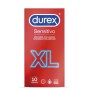 DUREX PRESERVATIVOS SENSITIVO XL 10 UNIDADES