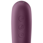 SATISFYER DUAL KISS ESTIMULADOR CLITORIS - PURPURA por sólo 39,96 €