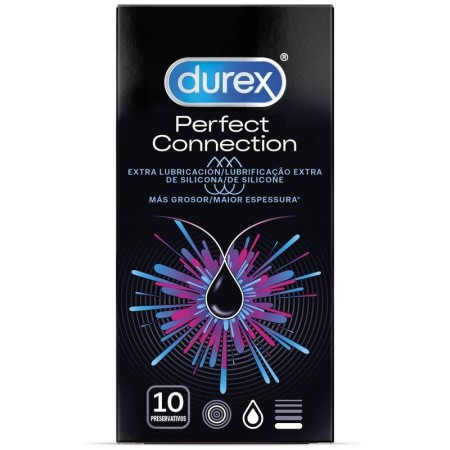 DUREX PERFECT CONNECTION EXTRA LUBRICACION SILICONA 10 UNIDADES por sólo 15,12 €