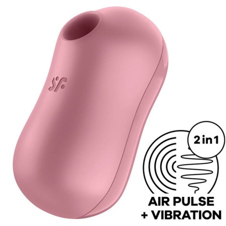 SATISFYER COTTON CANDY ESTIMULADOR Y VIBRADOR - ROSA por sólo 31,96 €