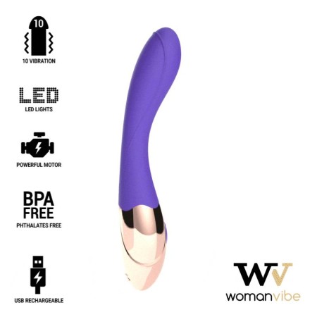 WOMANVIBE SUNNY VIBRADOR RECARGABLE SILICONA