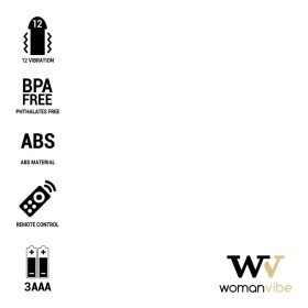 WOMANVIBE  ALSAN HUEVO CONTROL REMOTO NEGRO SILICONA PURPLE por sólo 23,96 €