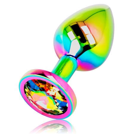OHMAMA PLUG ANAL CIRCULO IRIDISCENTE - TALLA L por sólo 19,16 €