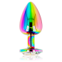 OHMAMA PLUG ANAL CIRCULO IRIDISCENTE - TALLA L por sólo 19,16 €