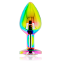 OHMAMA PLUG ANAL CIRCULO IRIDISCENTE - TALLA M por sólo 17,56 €