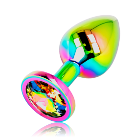 OHMAMA PLUG ANAL CIRCULO IRIDISCENTE - TALLA S por sólo 15,16 €