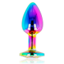 OHMAMA PLUG ANAL CIRCULO IRIDISCENTE - TALLA S por sólo 15,16 €