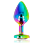 OHMAMA PLUG ANAL CORAZ”N IRIDISCENTE - TALLA M por sólo 18,36 €