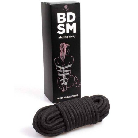 SECRETPLAY CUERDA BONDAGE NEGRA  - BDSM COLLECTION por sólo 9,80 €