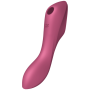 SATISFYER CURVY TRINITY 3 ESTIMULADOR Y VIBRADOR - ROJO