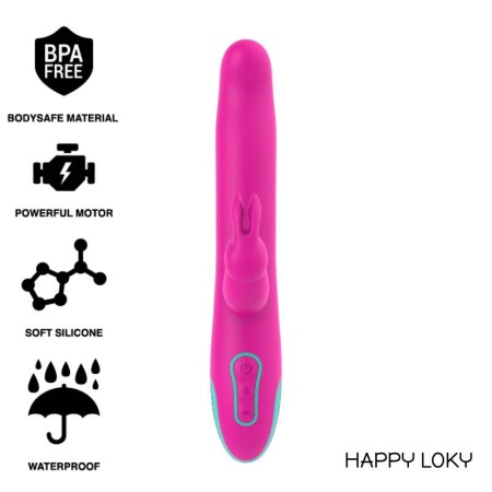 HAPPY LOKY PLUTO RABBIT VIBRATOR & ROTATOR