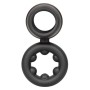 ANILLA PARA PENE ALPHA DUAL MAGNUM RING NEGRO sólo 18.99€