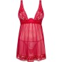 OBSESSIVE - LACELOVE BABYDOLL & TANGA ROJO XS/Spor sólo52.99€