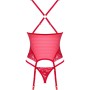 OBSESSIVE - LACELOVE CORSET ROJO XL/XXL