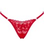 OBSESSIVE - LACELOVE TANGA ROJO XS/Spor sólo17.99€