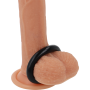 POWERING™ - SUPER FLEXIBLE Y RESISTENTE ANILLO PENE  4.5CM NEGRO