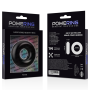 POWERING™ - SUPER FLEXIBLE Y RESISTENTE ANILLO PENE  4.5CM NEGRO