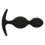 OHMAMA™ - CADENA BOLAS ANALES 9 CM - NEGRO