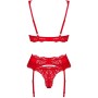 OBSESSIVE - AMOR CHERRIS SET 3 PIEZAS S/M