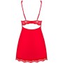 OBSESSIVE - BABYDOLL Y TANGA LUVAE ROJO S/M