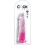 KING COCK CLEAR - PENE REALISTICO  19.7 CM ROSA