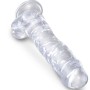 KING COCK CLEAR - PENE REALISTICO CON TESTICULOS 16.5 CM TRANSPARENTE