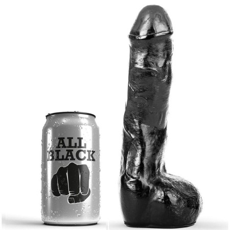 ALL BLACK - PENE REALÕSTICO ANAL 20 CM