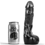 ALL BLACK - PENE REALÕSTICO ANAL 20 CM